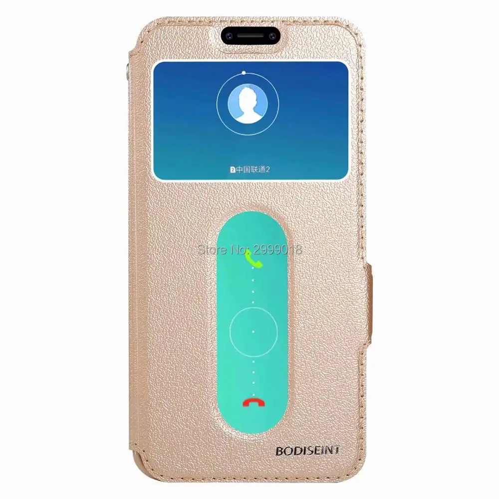 Filp Case For Vivo Y81 Cover Window View Stand Leather Flip Y 81 VivoY81 Soft Cases |