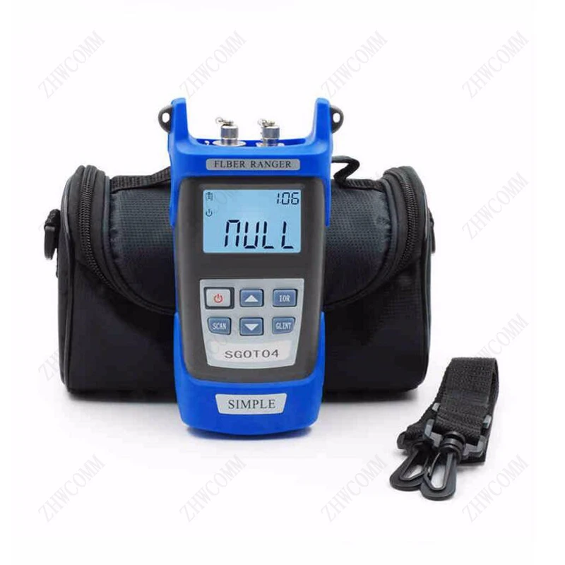 

ZHWCOMM SGOT04 Handheld OTDR 60KM Fiber find fault tester 1310or1550nm Fiber breakpoint fault detector with VFL FC/SC Connector