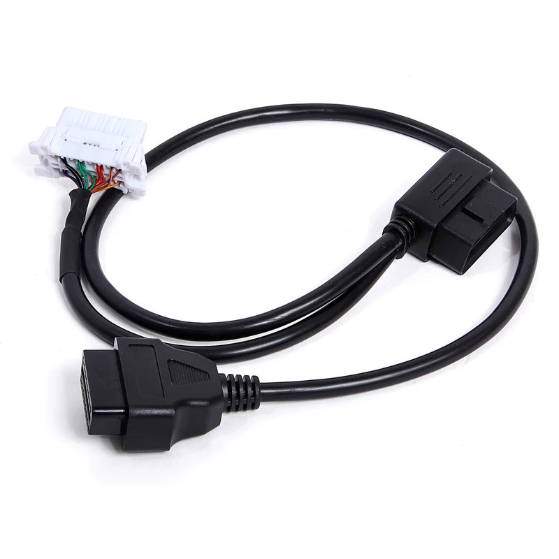 KWOKKER локоть OBD2 OBDII Y-адаптер диагностический соединитель кабель 16-контактный