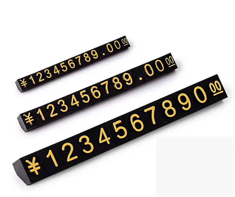 Ювелирные изделия ценник цена товара дисплей куб для полка ожерелий Talker юаней