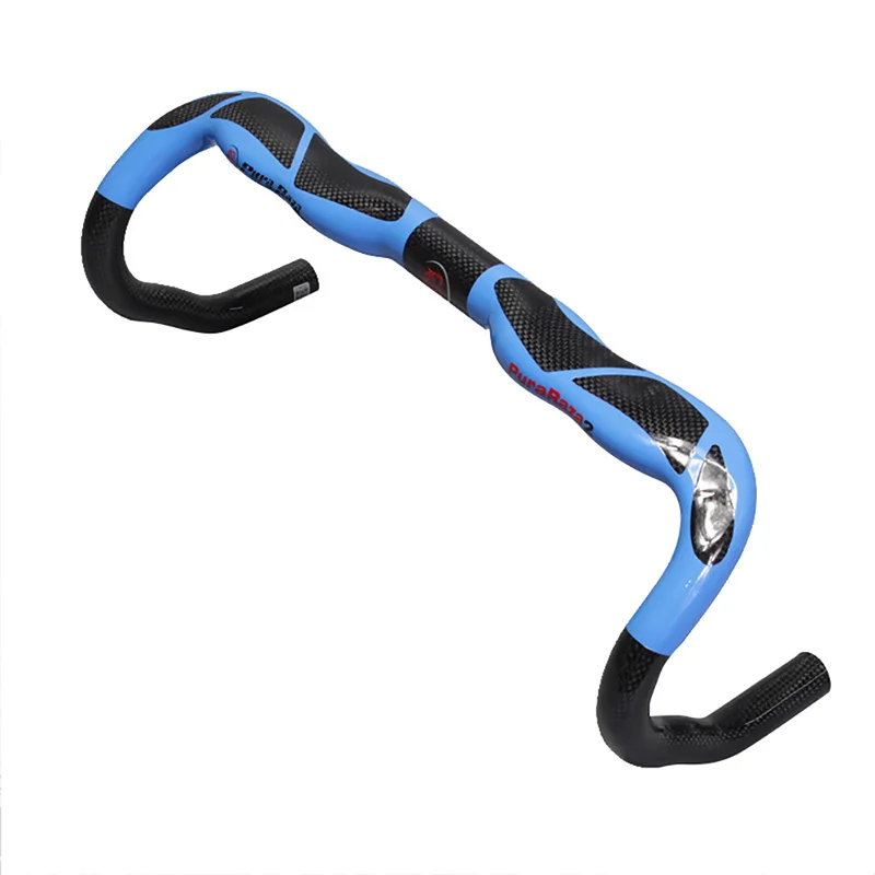 Легкий Изогнутый руль полностью из углеродного волокна для дорожного велосипеда