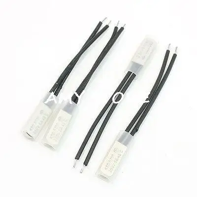 

45C Bimetal Temperature Sensor Controller Thermal Protector N/C 250V 5A