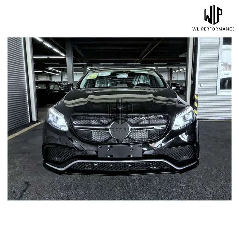 W292 Комплект кузова ПП Неокрашенный фронт бампер задний бампер для Mercedes-Benz W292 GLE 400 купе GLE63 AMG стиль