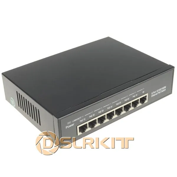 DSLRKIT все гигабит 120 Вт 8 портов 24 В Пассивный PoE выключатель инъектор UniFi AP UAP AC LITE LR