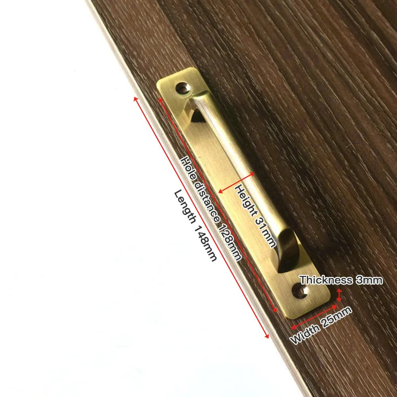 Green Bronze 128mm KAK раздвижные дверные ручки из цинкового сплава ручки для спальни Санузел туалет дверные ручки для шкафа противопожарные дверные мебельные ручки - Цвет: Green Bronze 128mm