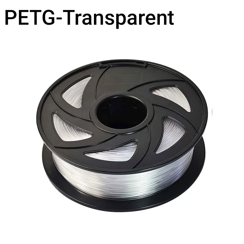 Transparent Горячая 3D печать нить PETG 3D нить PETG материал 1,75 мм 1 кг PETG 3D нить с высокой прочностью - Цвет: Transparent