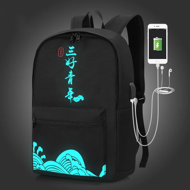 Вместительные школьные сумки в китайском стиле сумка для ноутбука мужской