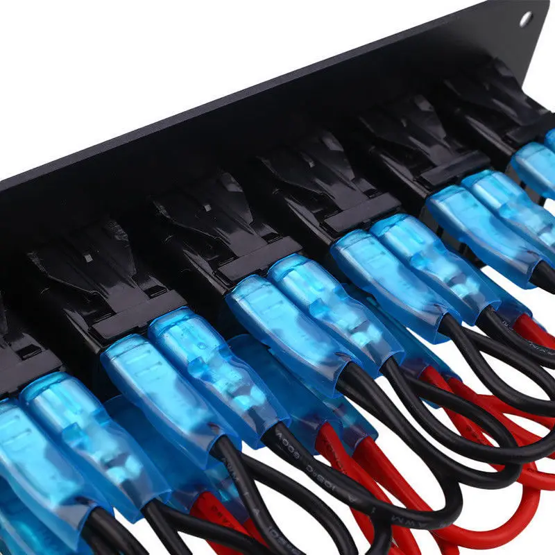 6 Ганг 2LED Светлый Рокер Выключатель Панель Автоматического Выключателя DC 12V/20A 24V/10A Автомобильный Катерный Водонепроницаемый Панель.