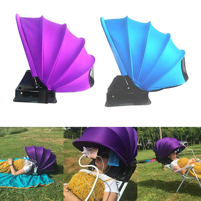 Портативный персональный тент для защиты лица регулируемый пляжный