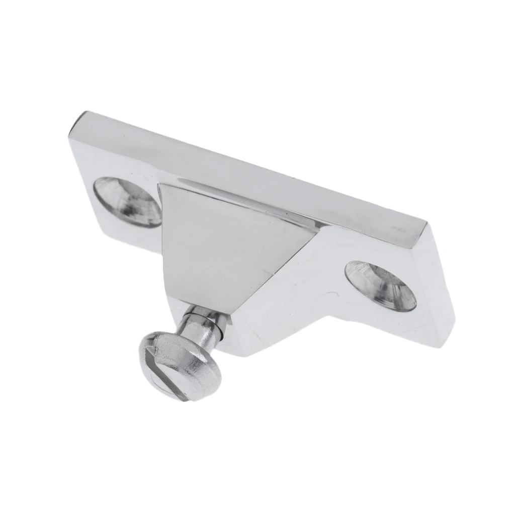 

2 Pieces Heavy Duty 316 Stainless Steel Side Mount Deck Hinge 2" x 7/8" Boat Bimini Top Fittings Accessories