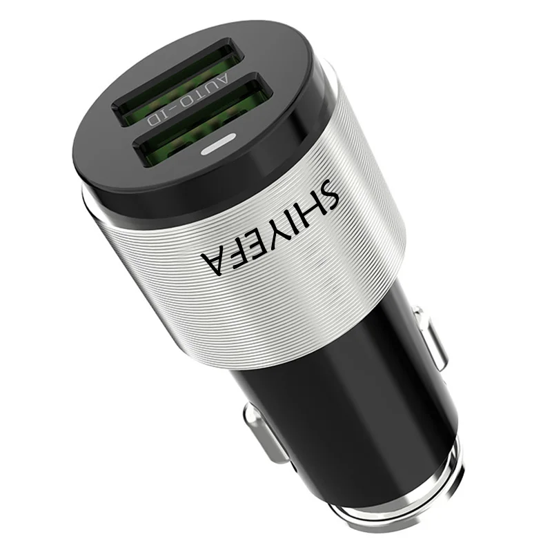 SHIYEFA автомобиля Зарядное устройство 2 Порты USB для iPhone samsung XiaoMi 5 В/4.2A быстрой