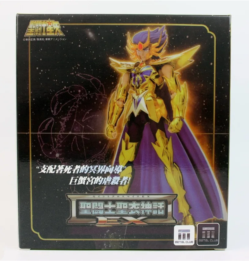 Mc металла клуб Saint Seiya Ткань Миф EX золото Рак Посмертная маска модель металлическая ткань