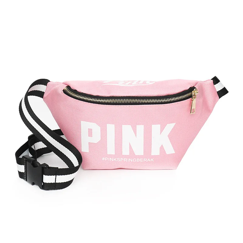 Waist Bag 13 Зимний Розовый спортивный костюм с буквенным принтом для женщин с длинным рукавом, повседневный комплект из 2 предметов, одежда размера плюс, комплект из двух предметов, брючный костюм - Цвет: Waist Bag 13