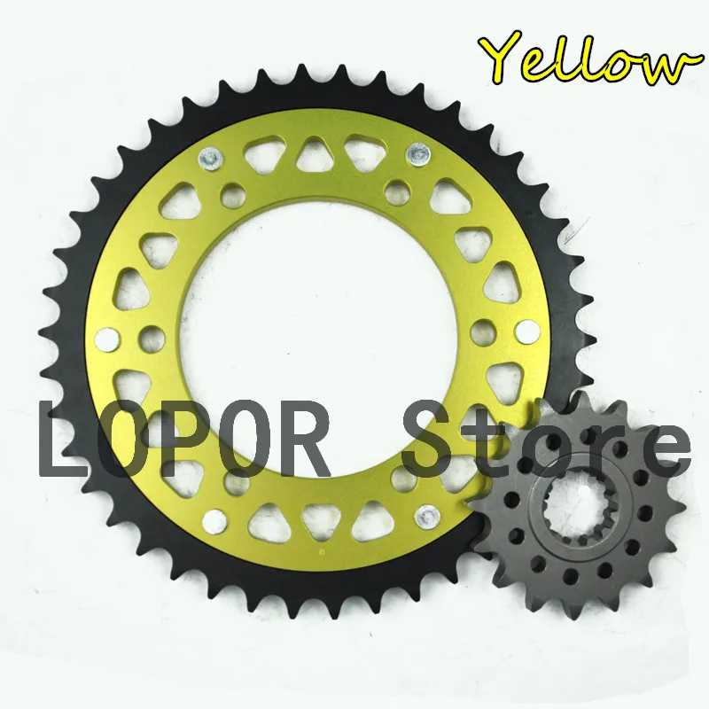 Мотоциклетный комплект передней и задней звездочек LOPOR #530 для Yamaha FZS1000 FZS 1000 FZ1 FZ