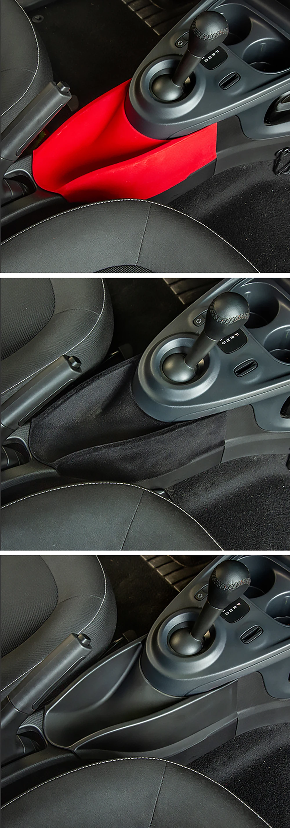For Smart 453 fortwo forfour Car cover Accessory Armrest Center Storage Box Container Glove Organizer Case mercedes Accessories
