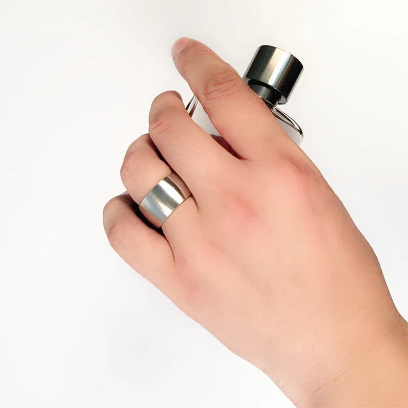 MOREDEAR 12 мм белое золото титановая сталь перстни для мужчин и женщин ювелирные
