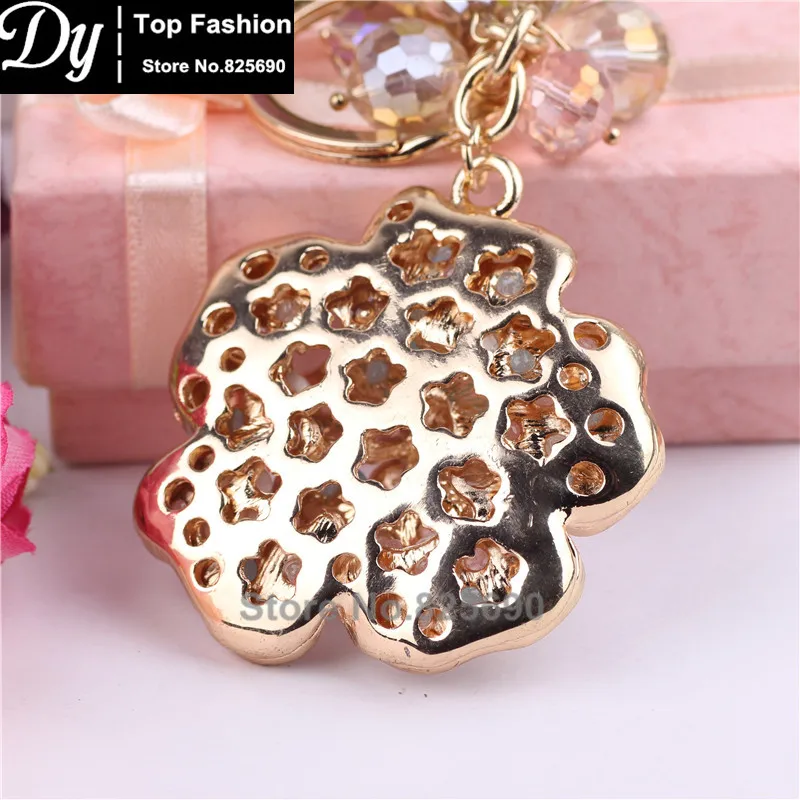 Новый Кристальный красочный брелок &quotЦветок&quot высококачественный резиновый с