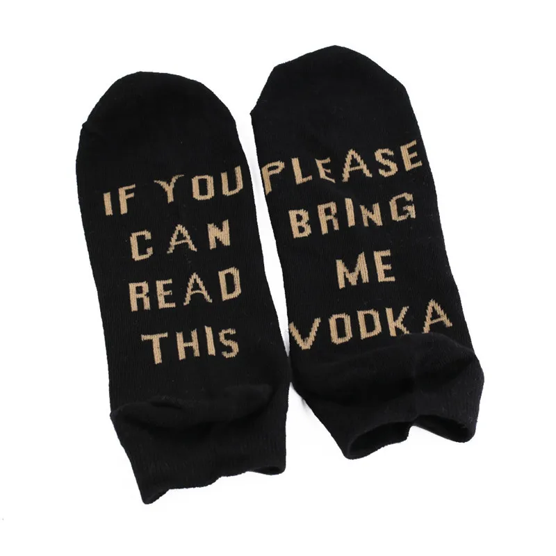 8 Забавные носки, если вы можете прочесть это Bring Me Beer Wine, носки до лодыжки Harajuku, летние calcetines, не выцветают, носки унисекс для женщин и мужчин - Цвет: 8