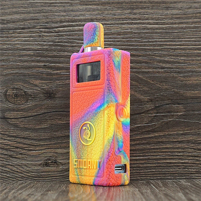 Чехол с текстурой для Smoant Pasito Vape Pod Kit 1100 мАч защитный силиконовый чехол с резиновой обмоткой