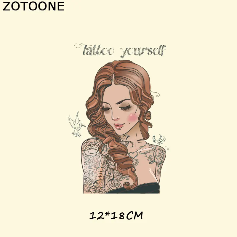 Нашивки для девушек ZOTOONE моющиеся нашивки A level с утюгом футболок платьев свитеров