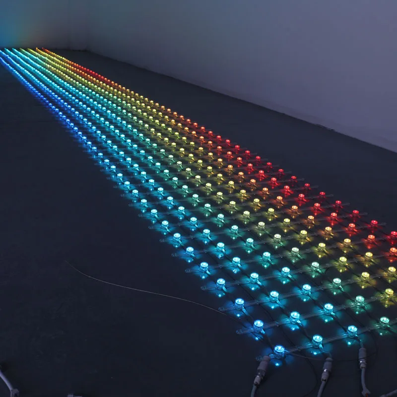 Светодиодные лампы E20C диаметр 20 мм полноцветный экран 3535 RGB 5 в UCS1903|module light|led 3535led