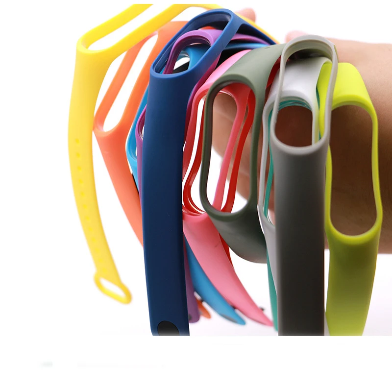Браслет для xiaomi mi Band 3 ремешок спортивных часов часы силиконовый браслет band