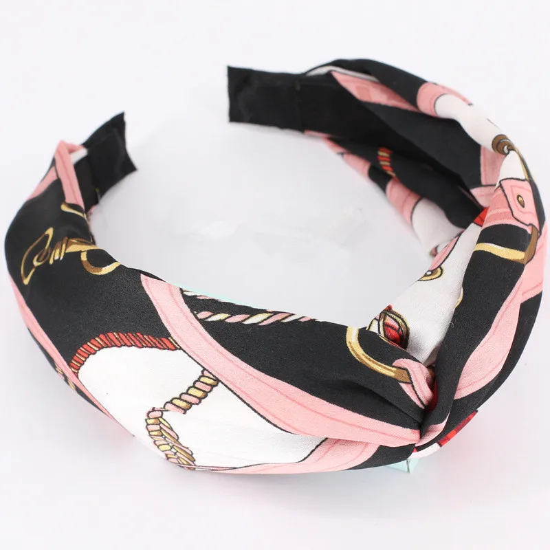 Женская повязка на голову с турбанами модная в винтажном стиле 40 эластичная