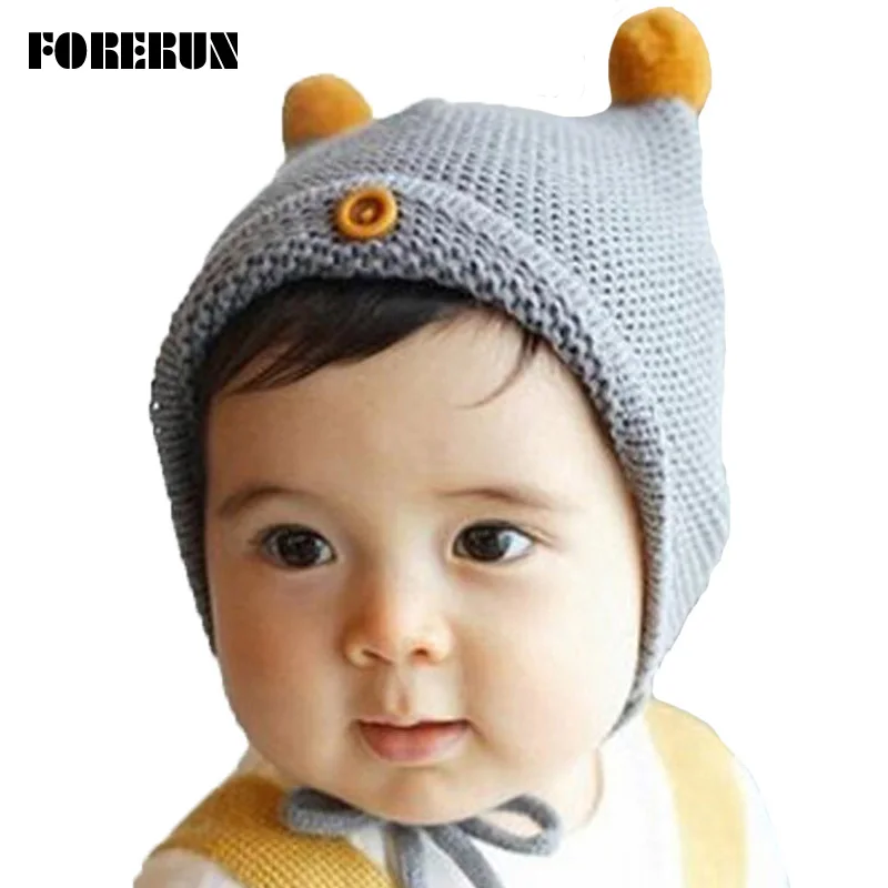 Новинка зимние шапки-шаровары с двумя помпонами шапка вязанные шапки для детей