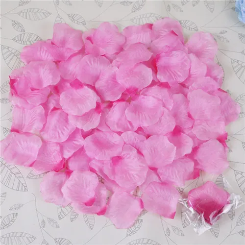 Light rose red deep 100 шт красочные шелковые лепестки роз цветы красный искусственный цветок для свадьбы помолвки украшения День Святого Валентина Любовь события Вечерние - Цвет: Light rose red deep