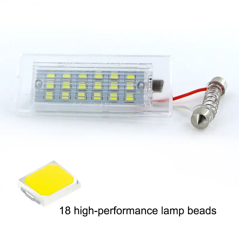 Apmatauto 2 шт. белые светодиодные с CANbus номерной знак светильник лампа 18 SMD 3528 для BMW E53