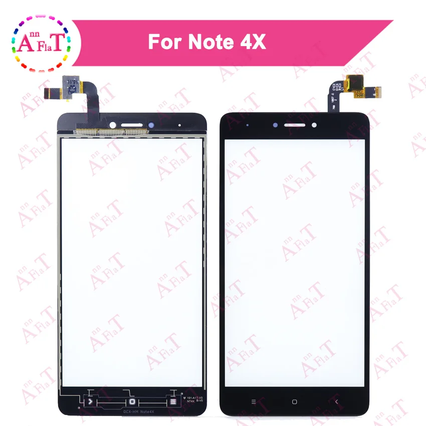 Для Xiaomi Redmi Note 4 note 4X сенсорный дигитайзер сенсорная Передняя стеклянная