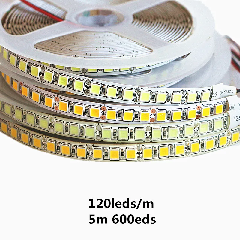Светодиодная лента сверхяркая 5 м/лот 5054 SMD 12 в пост. Тока 300 светодиодов 600
