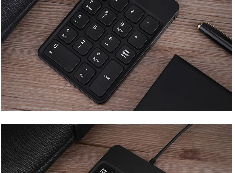 B. O. W портативная тонкая маленькая цифровая клавиатура, 18 клавиш USB Bluetooth Беспроводная мини цифровая клавиатура для ноутбука Настольный ПК ноутбук