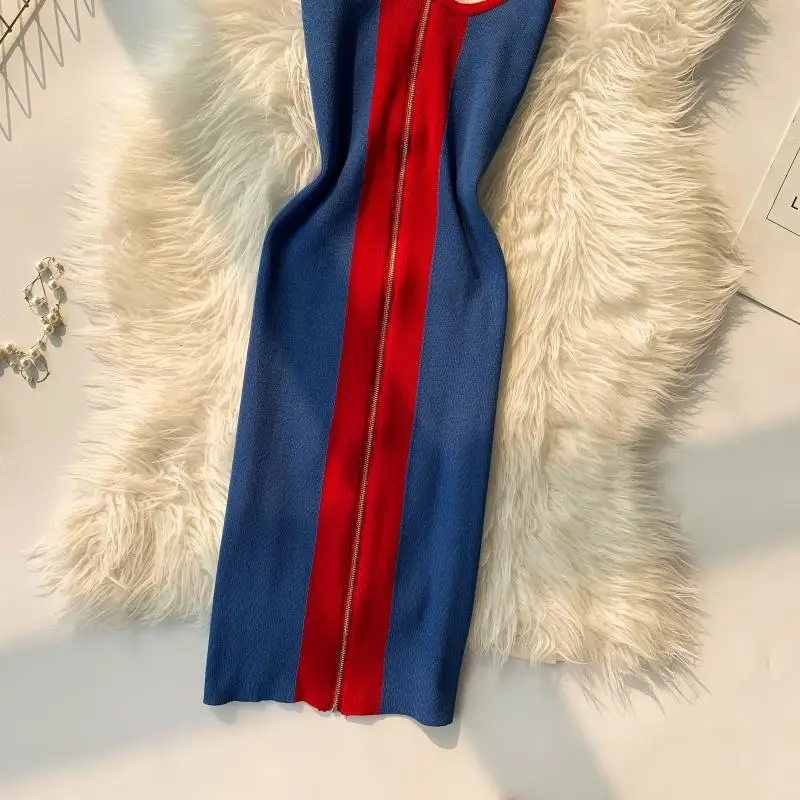 Новый модный халат Longue Femme Ete 2019 Patchwork ettic ремень трикотажное платье-футляр женское