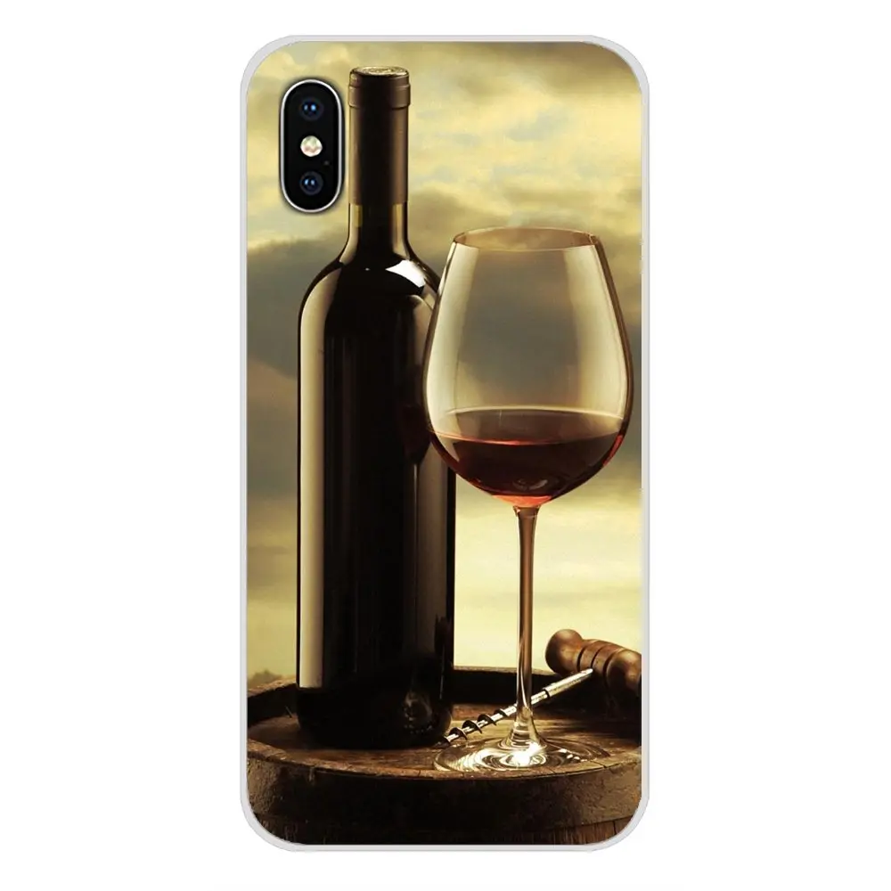 Аксессуары чехлы для телефонов Apple iPhone X XR XS MAX 4 4S 5 5S 5C SE 6 6S 7 8 Plus ipod touch бокал винных