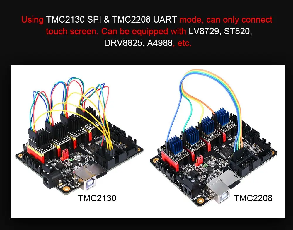 BIGTREETECH SKR мини V1.1 плата управления 32 бит двойной оси Z TMC2208 TMC2130 A4988 SKR V1.3 MKS GEN L части 3d принтера