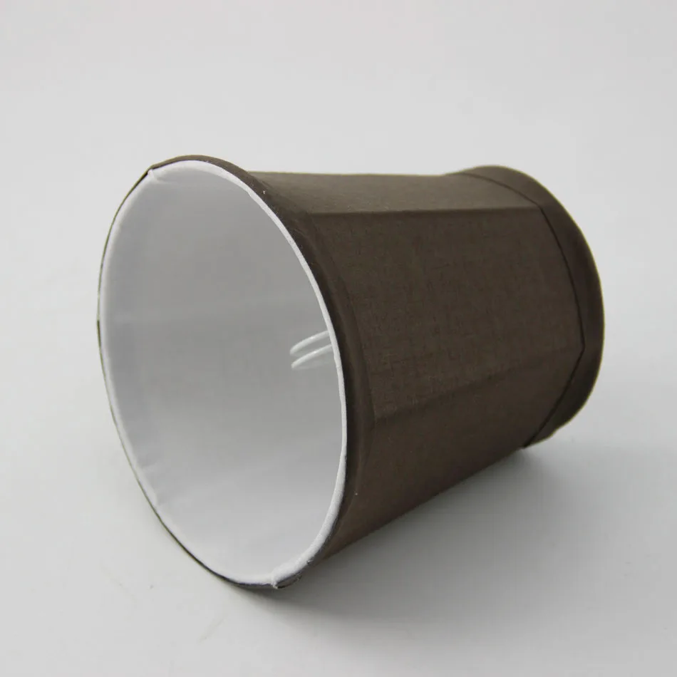 

American Style Retro Brown Color Lampshades For Lamp, Clip on