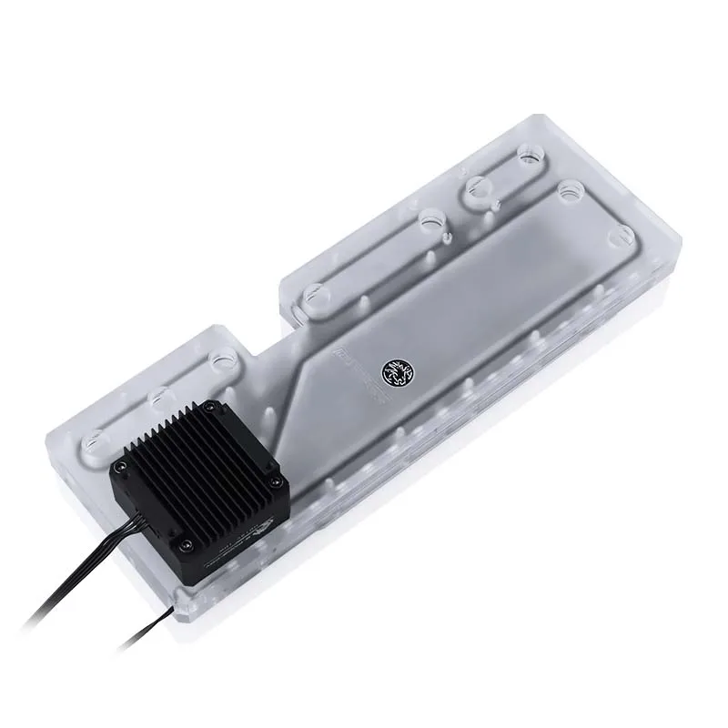 Bykski водный охладитель пластина для DeepCool Quadstellar чехол, RBW(5 V)/RGB(12 V), подходит для водяного охлаждения здания