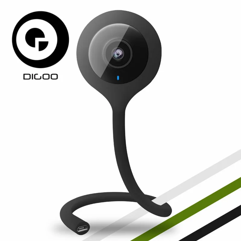 Digoo DG QB01 умная IP камера для дома детский монитор мини Гибкая 720P 2 1 мм объектив