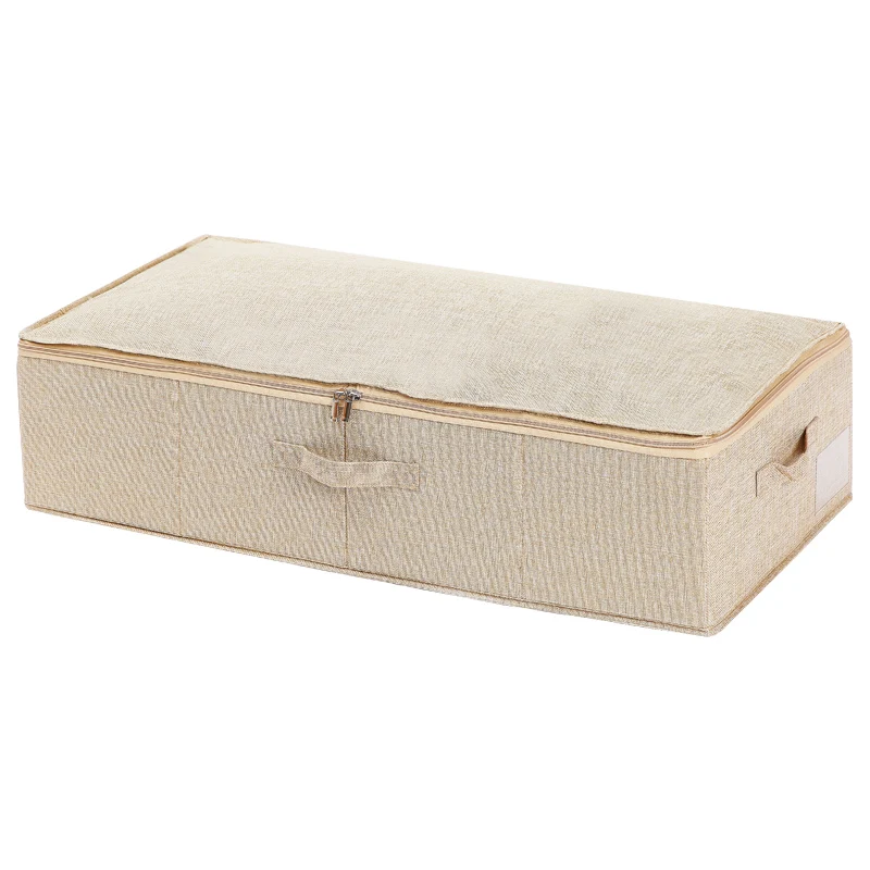 STORAGE BOX Льняная Складная подстилка для хранения обуви, органайзер, коробка для хранения гардероба, большая коробка для хранения, покрытая одеялом, коробка для хранения одежды - Цвет: STORAGE BOX