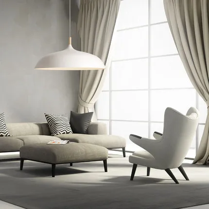 Японский современные короткие затеняющие шторы в Tom творческий светодиодный