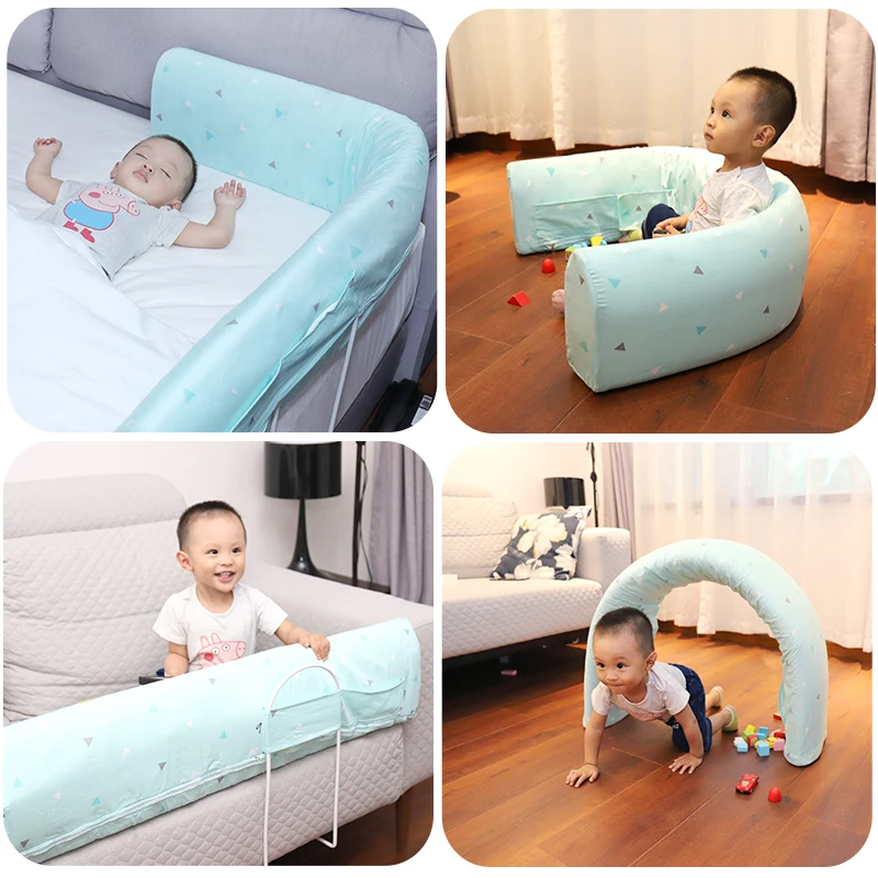 Baby Bed Fence Safety Gate Products child Barrier for beds Crib Rail Security Fencing for Children Guardrail Safe Kids playpen