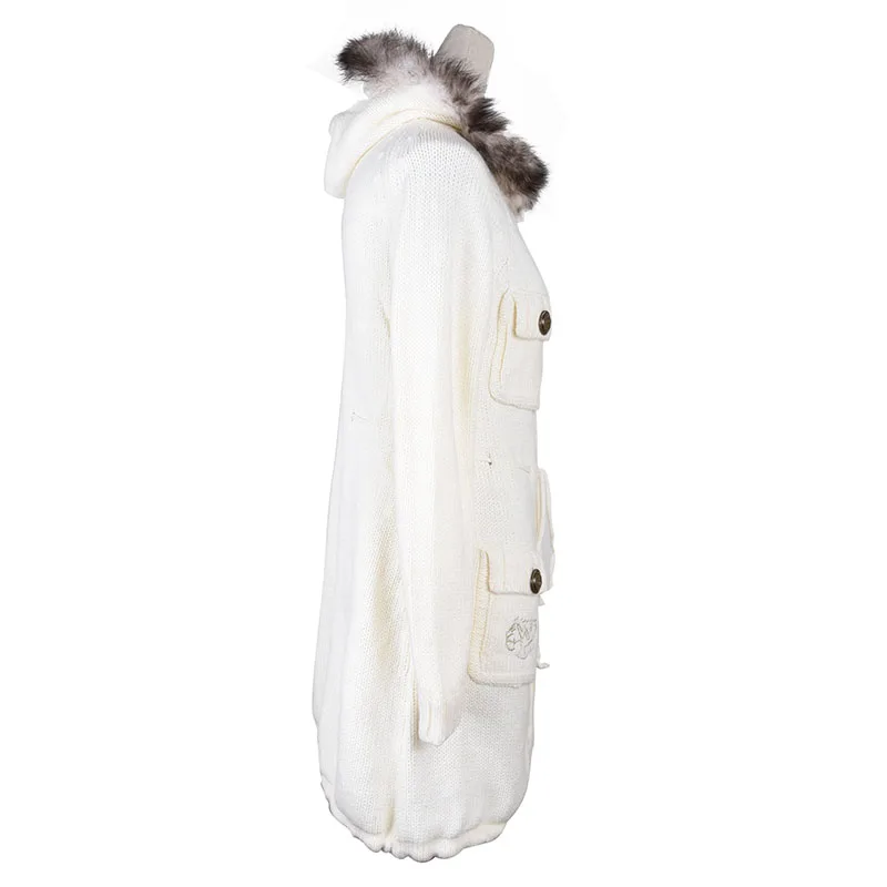Harajuku Hooded Knitting Long Cardigan Sweater Women Jumper Back Lace Up Female Coat 2018 Warm Knitted Pocket Outerwear |