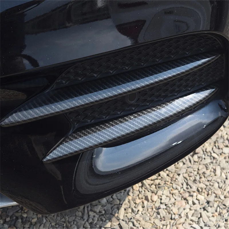 Автомобильный Стайлинг полоски для передних противотуманных фар накладка
