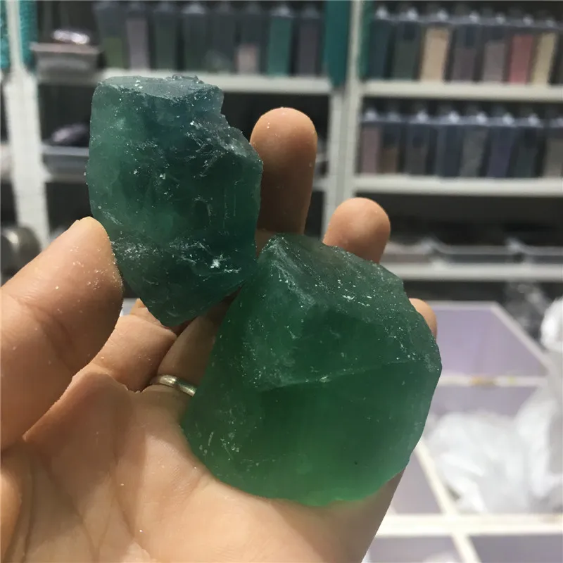 2 шт. красивые 100% натуральные камни и минералы зеленые цветы необработанные