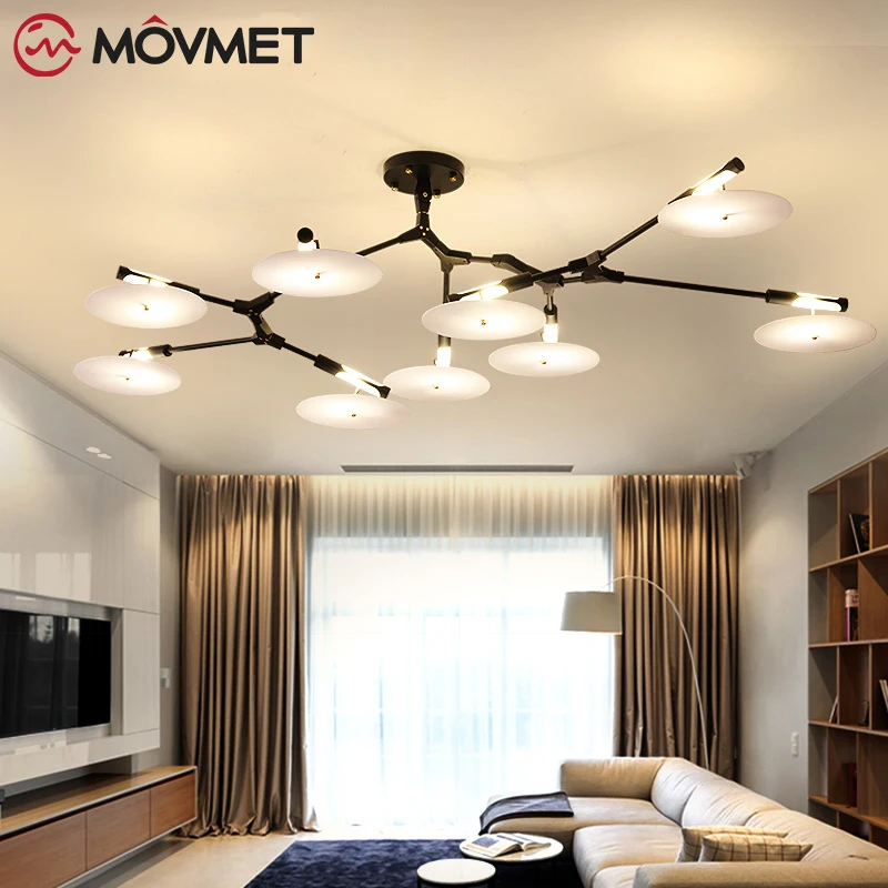 Vintage Modern LED Chandelier Spider Lustre Living room Lighting For Kitchen Restaurant Chandeliers Fixture Lights LED