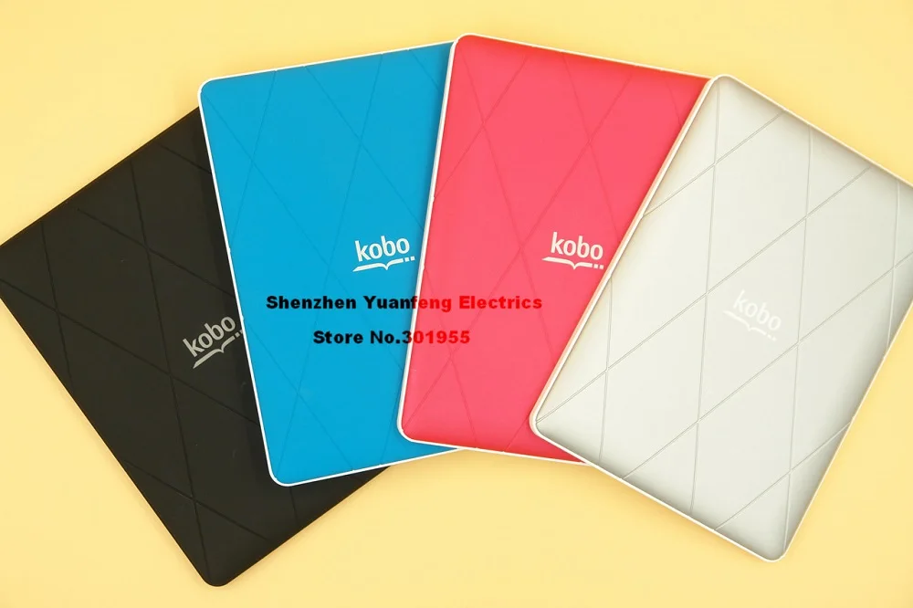 Электронная книга, электронная книга Kobo Glo N613, сенсорный экран, e-ink, 6 дюймов, 1024x768, 2 Гб, Wi-Fi, для чтения книг, фронтальная подсветка