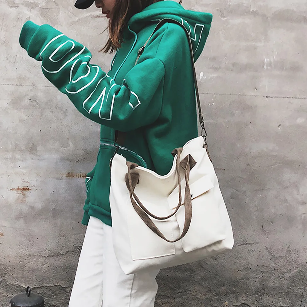 Женские сумки литературные простые парусиновые через плечо женские женская