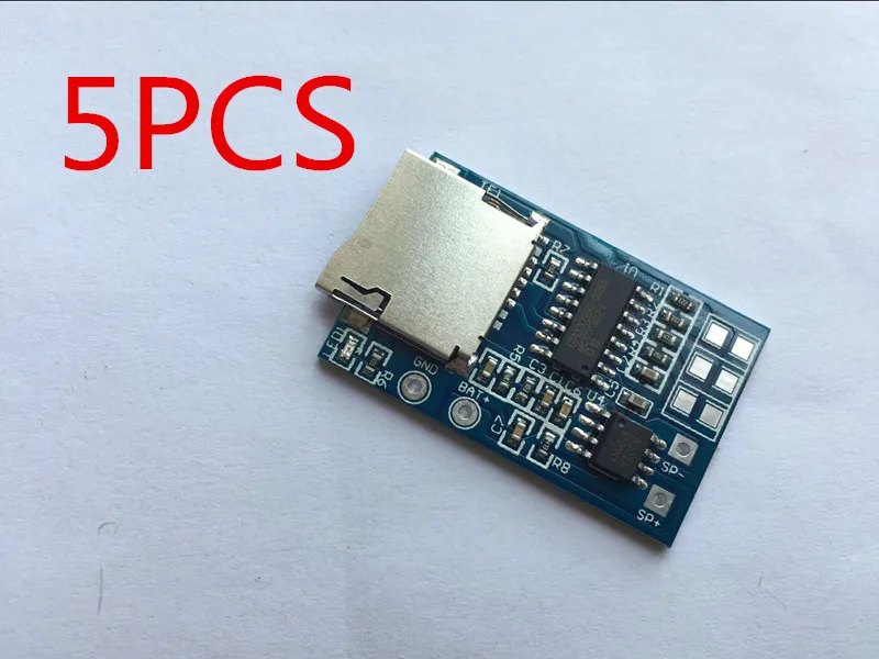 

5 шт GPD2856A TF карта MP3 декодер плата 2 Вт модуль усилителя Новый