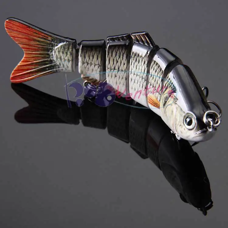 Venture 2pcs/lot 102mm/17g Hard Fishing Baits 6 Segment Wobbler VIB Swimbait with 6# Hook Treble | Спорт и развлечения